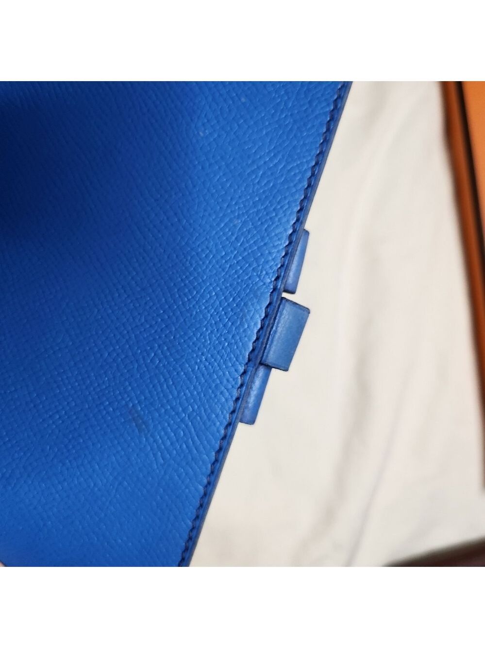 HERMES Agenda(BiG) PM Day Planner Notebook Cover Leather Blue - Picture 11 of 16